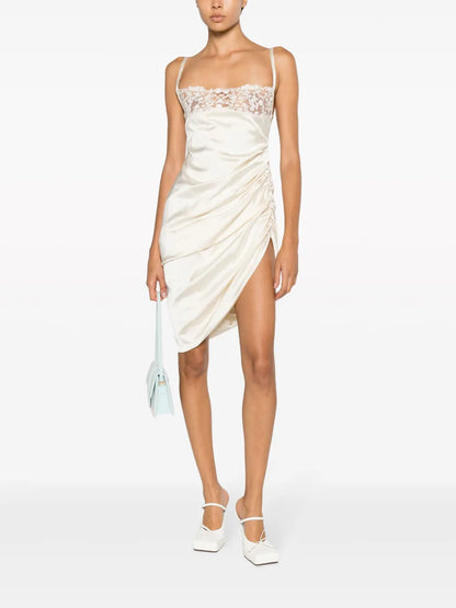 Satin Ruched with Lace- Jacquemus