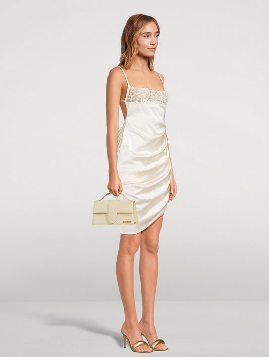 Satin Ruched with Lace- Jacquemus