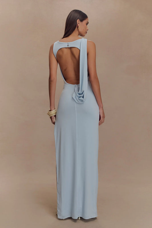 Ruched High Neck- Meshki