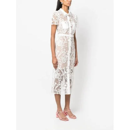 Sheer Lace Collared- Self Portrait