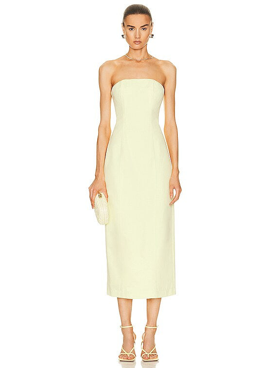 Strapless Linen- Staud