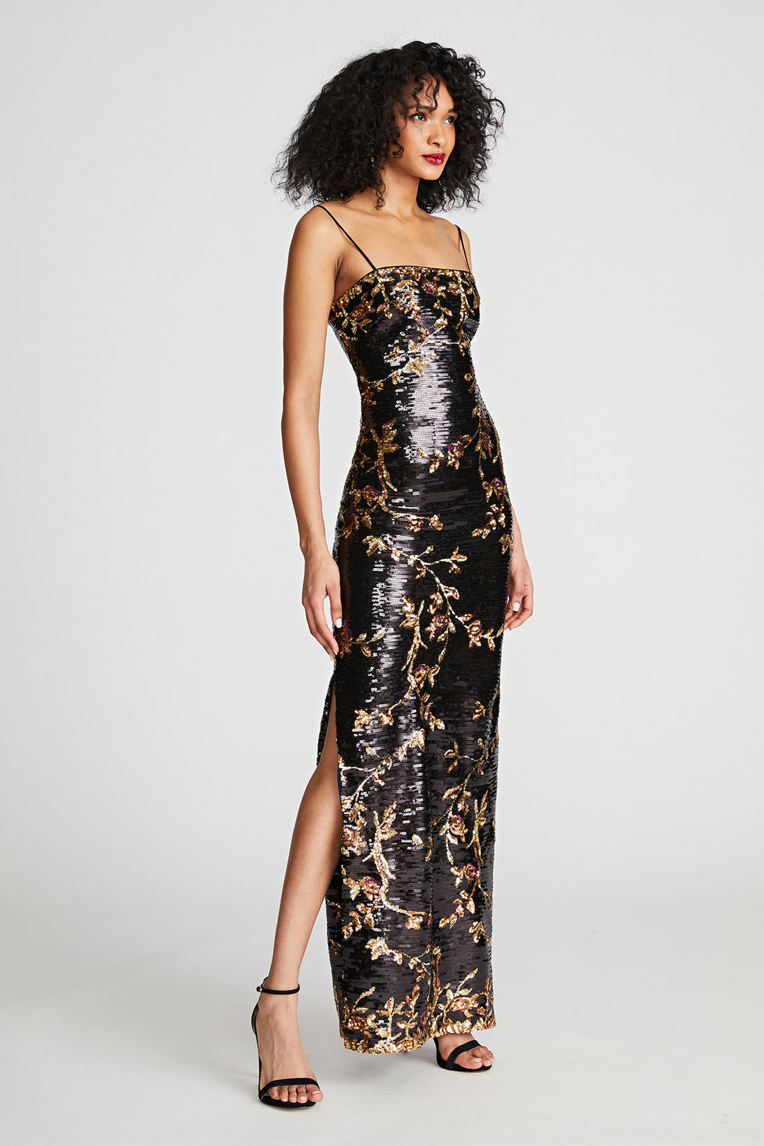 Sequin Floral- Halston