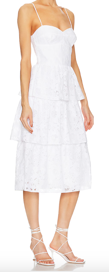 Floral Lace Tiered- Amanda Uprichard